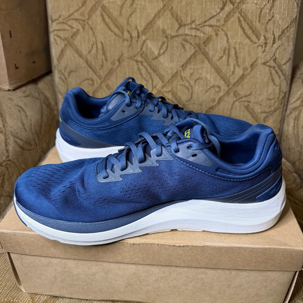 Topo Athletic Phantom 3 Men's Size 12.5 Blue Lime Road Running Shoes Sneaker - Picture 4 of 10